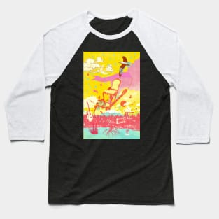 MOUNTAIN GUITAR Baseball T-Shirt